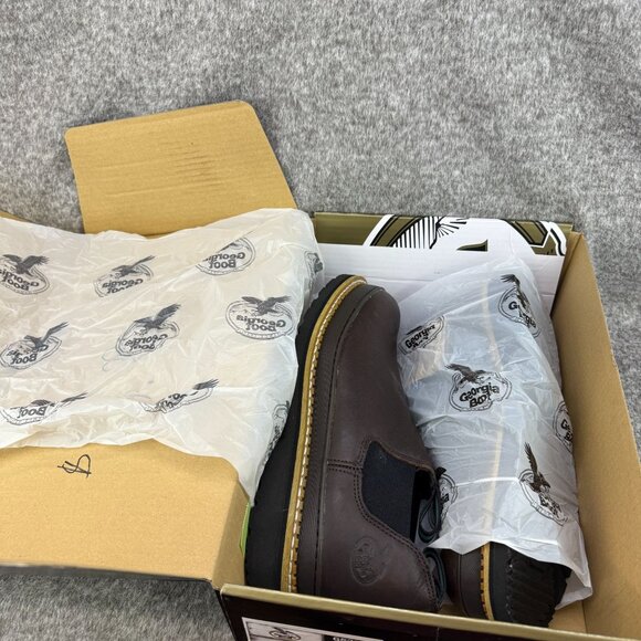 ✅Mens 13W Georgia Boot/Giant Romeo Steel Toe Work Shoe GS262 SR EH ASTM Pull On - Picture 12 of 12